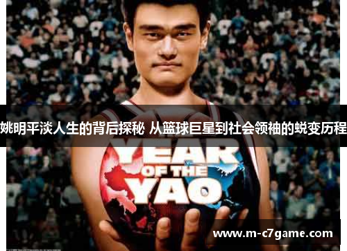 姚明平淡人生的背后探秘 从篮球巨星到社会领袖的蜕变历程